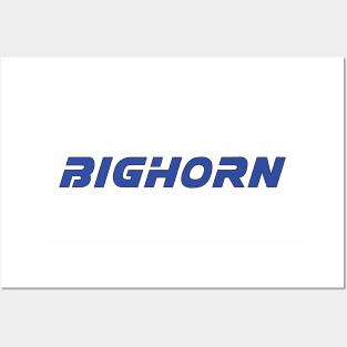 Bighorn Blue Logo Posters and Art